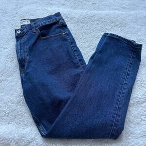Abercrombie & Fitch‎ Womens Skinny High Rise Jeans Size 6Short / 28 Dark Wash
